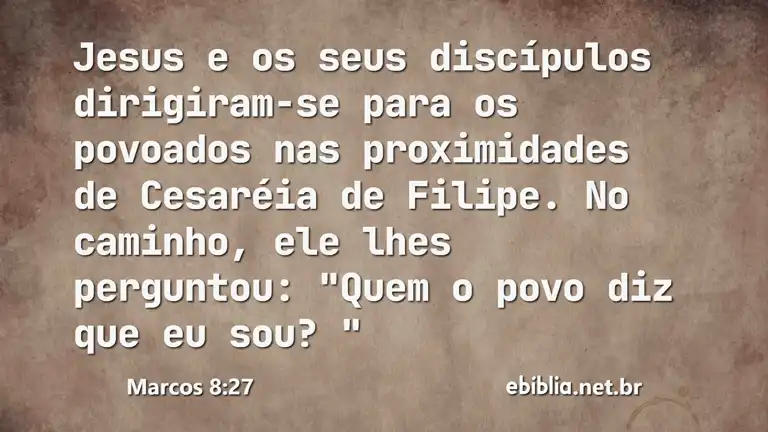 Marcos 8:27