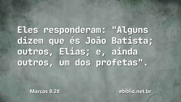 Marcos 8:28