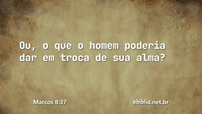 Marcos 8:37