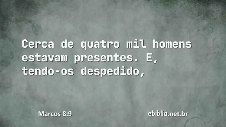 Marcos 8:9