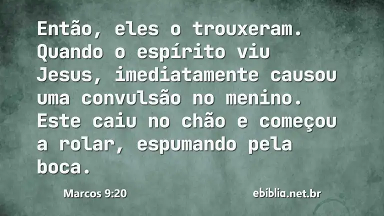 Marcos 9:20