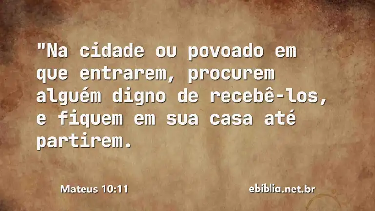 Mateus 10:11