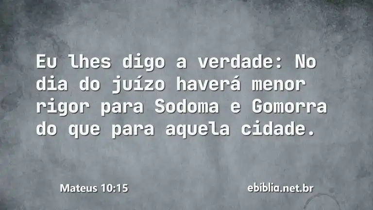 Mateus 10:15