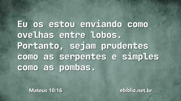 Mateus 10:16