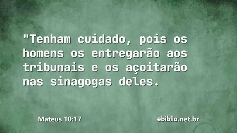 Mateus 10:17