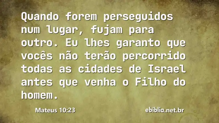 Mateus 10:23