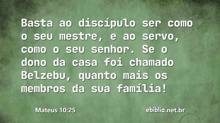 Mateus 10:25