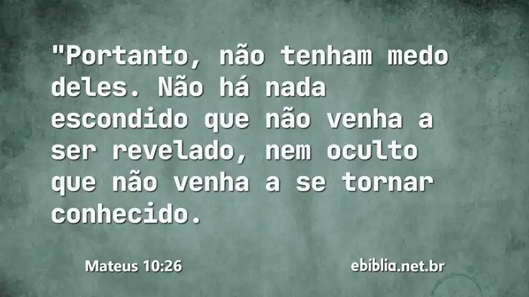 Mateus 10:26