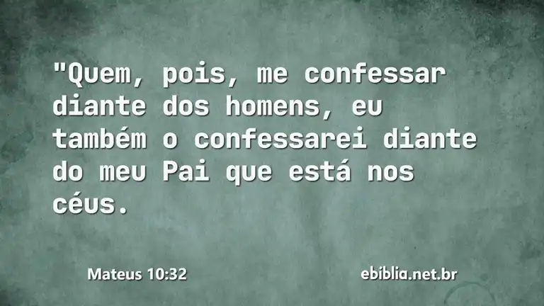 Mateus 10:32