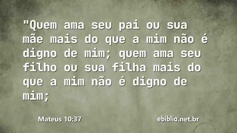 Mateus 10:37