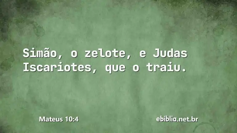 Mateus 10:4