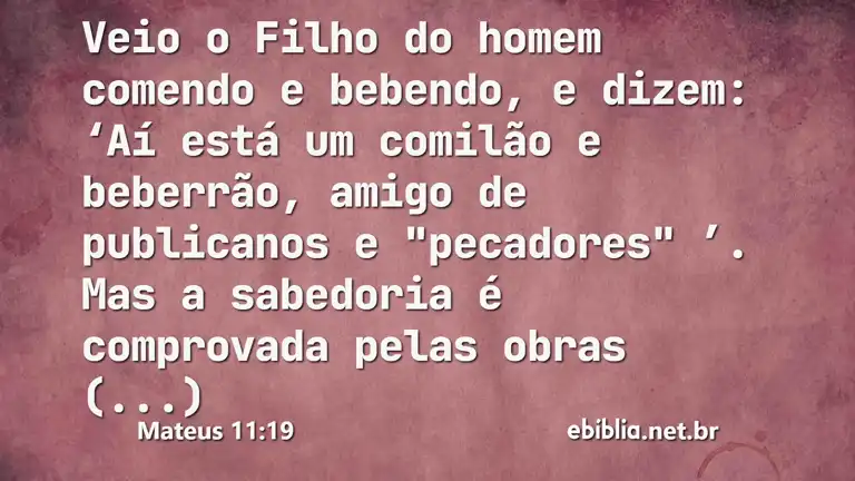 Mateus 11:19