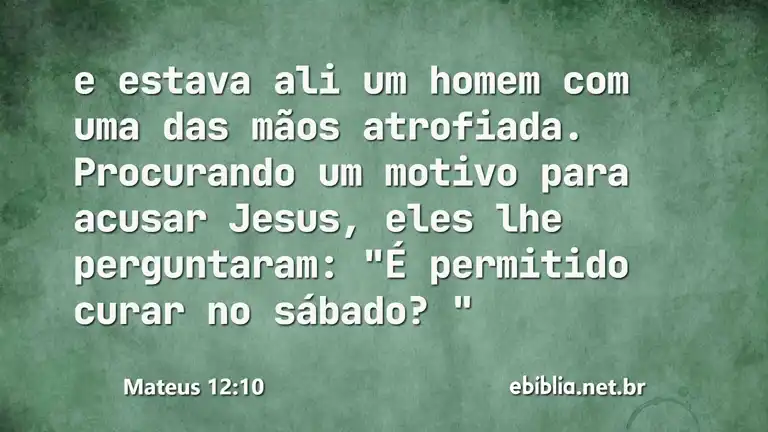 Mateus 12:10