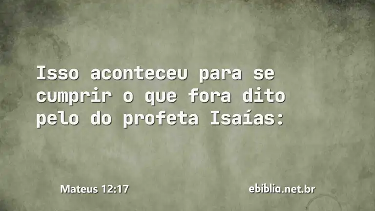 Mateus 12:17