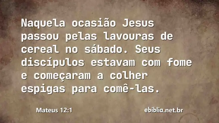 Mateus 12:1