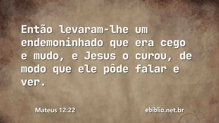 Mateus 12:22