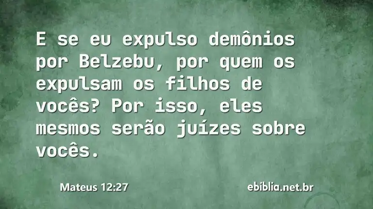 Mateus 12:27