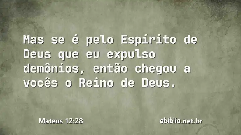 Mateus 12:28