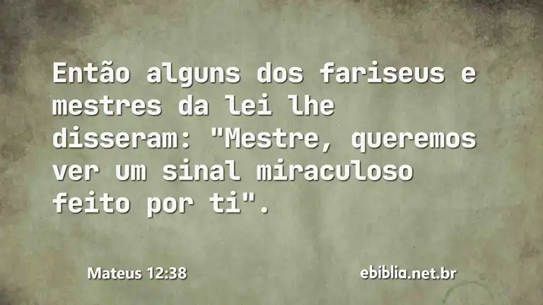 Mateus 12:38