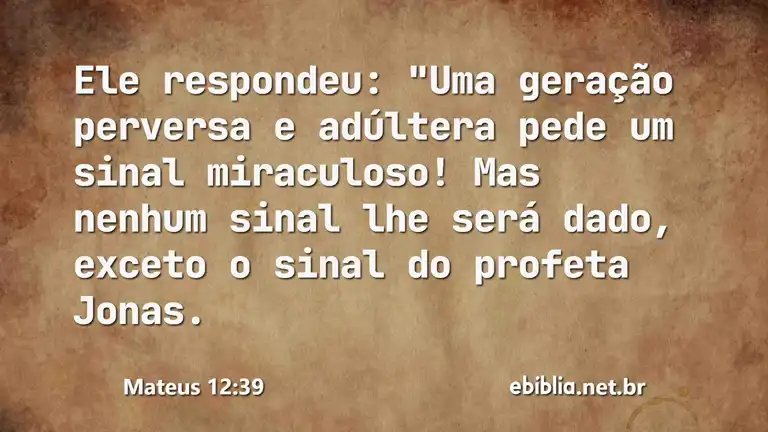 Mateus 12:39