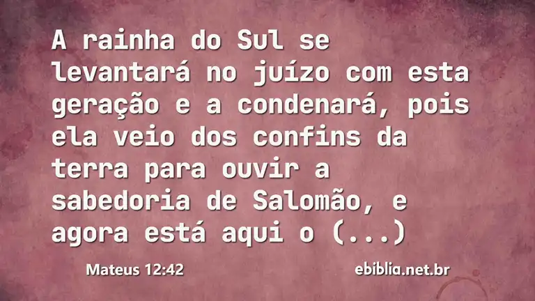 Mateus 12:42