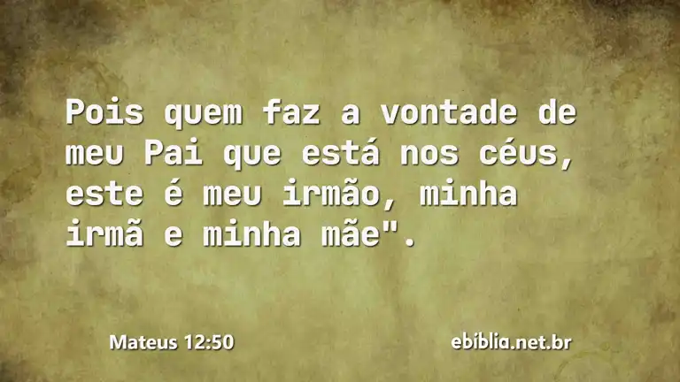 Mateus 12:50