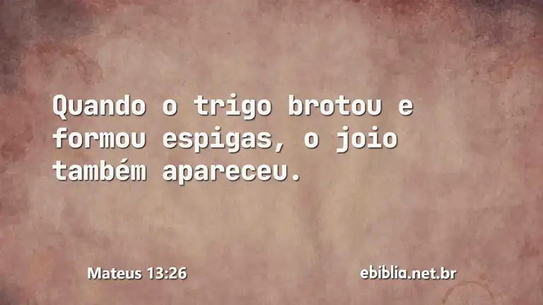 Mateus 13:26