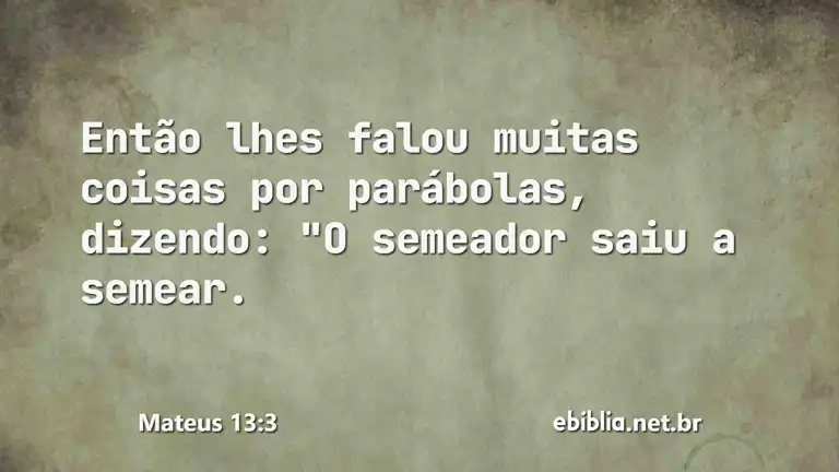 Mateus 13:3