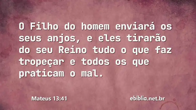 Mateus 13:41