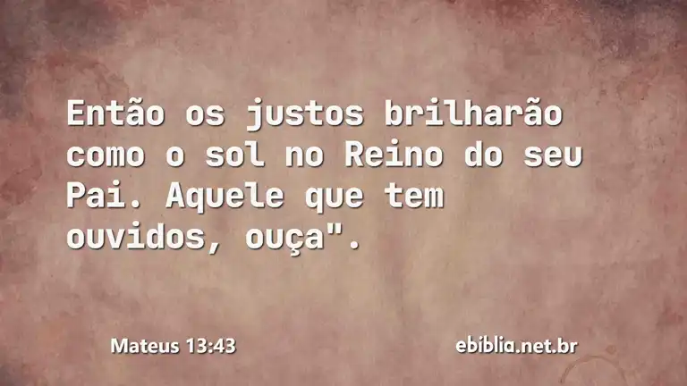 Mateus 13:43