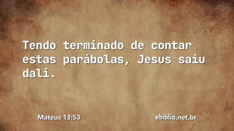 Mateus 13:53