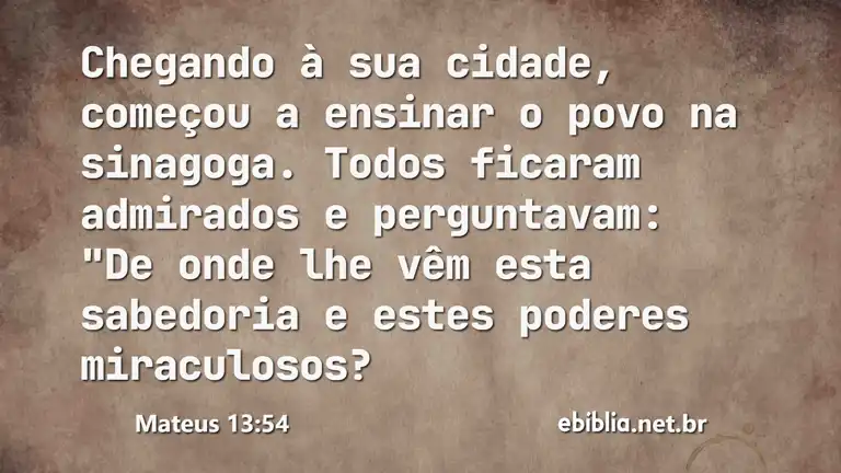 Mateus 13:54