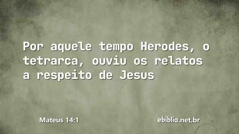 Mateus 14:1