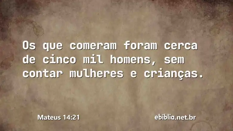 Mateus 14:21