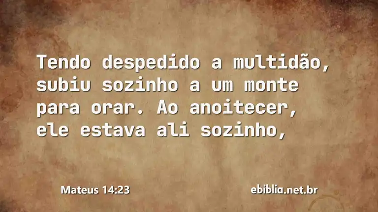 Mateus 14:23