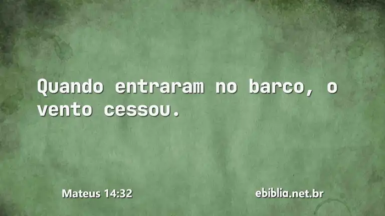 Mateus 14:32