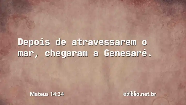 Mateus 14:34