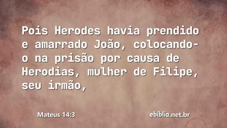 Mateus 14:3