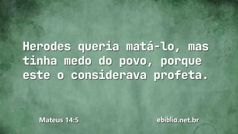 Mateus 14:5