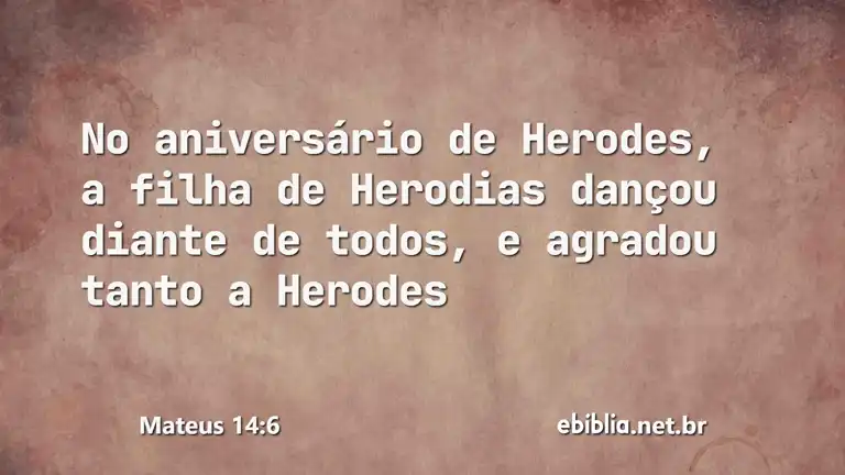 Mateus 14:6