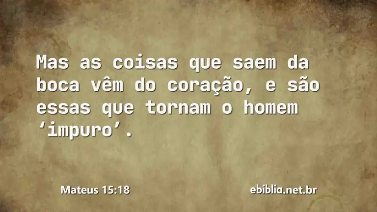 Mateus 15:18