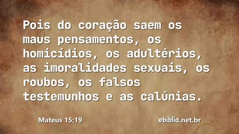 Mateus 15:19