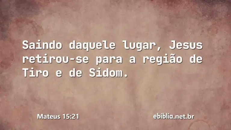 Mateus 15:21