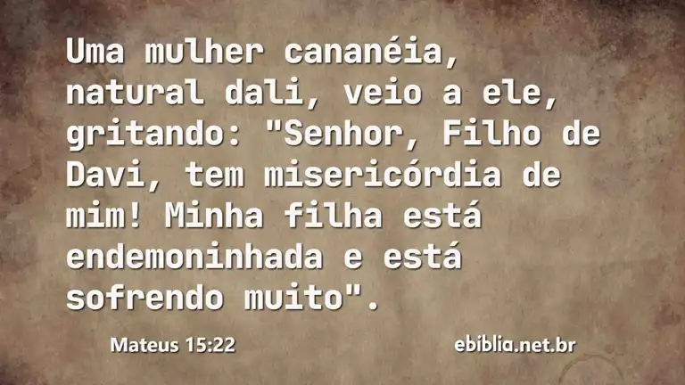 Mateus 15:22