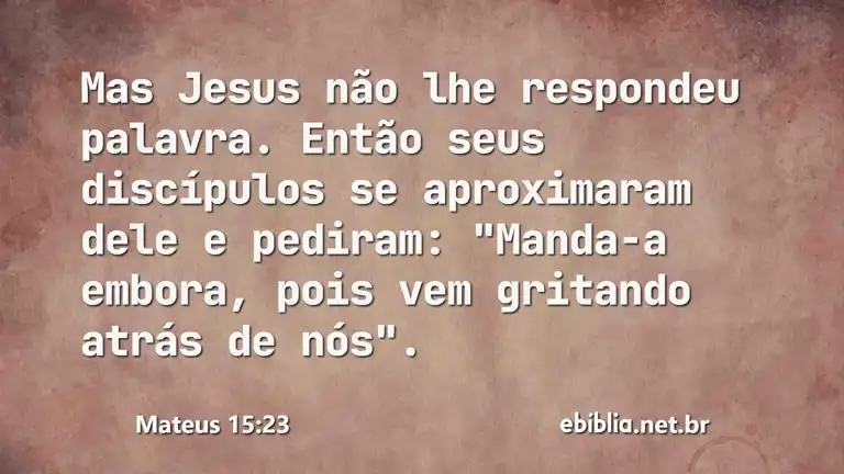 Mateus 15:23