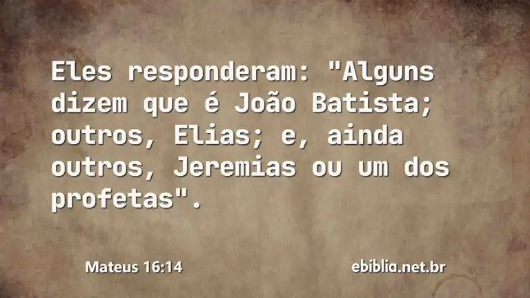 Mateus 16:14