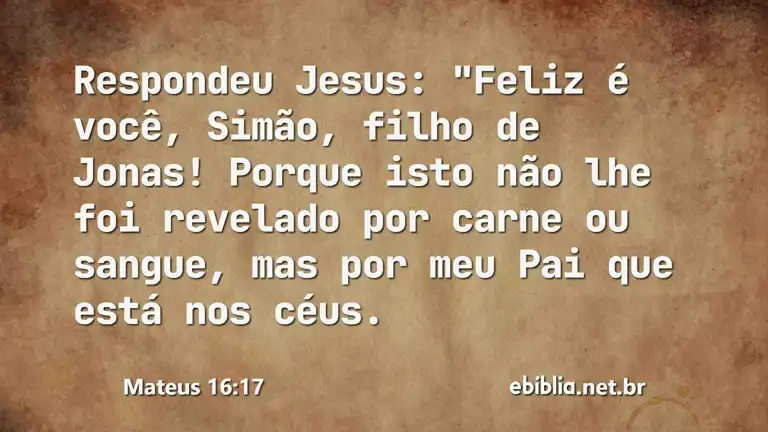 Mateus 16:17