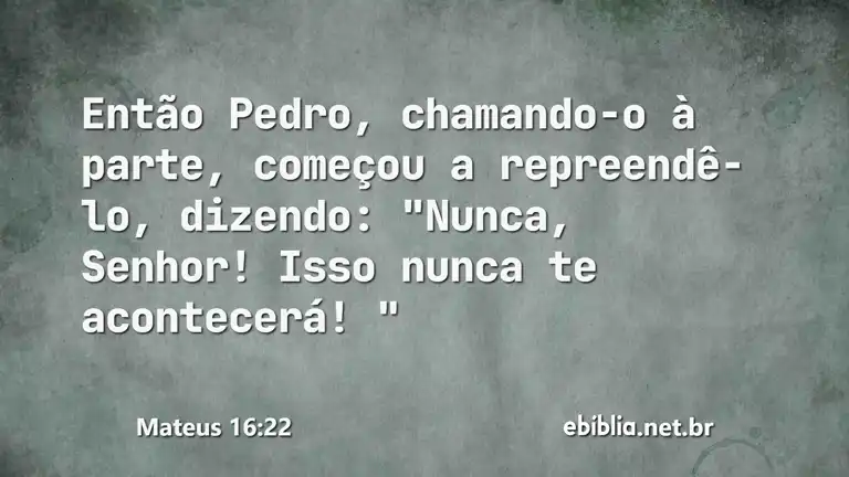 Mateus 16:22