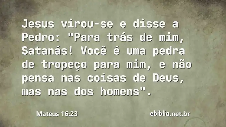 Mateus 16:23