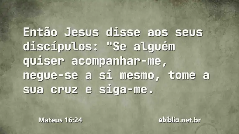 Mateus 16:24